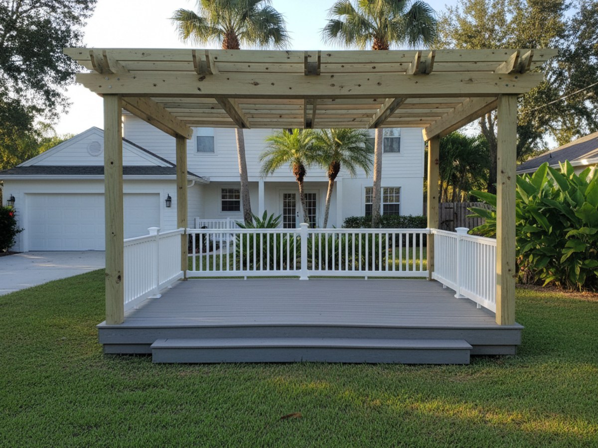 Deck Installation completed by Oasis Deck Company in Miami Gardens, FL
